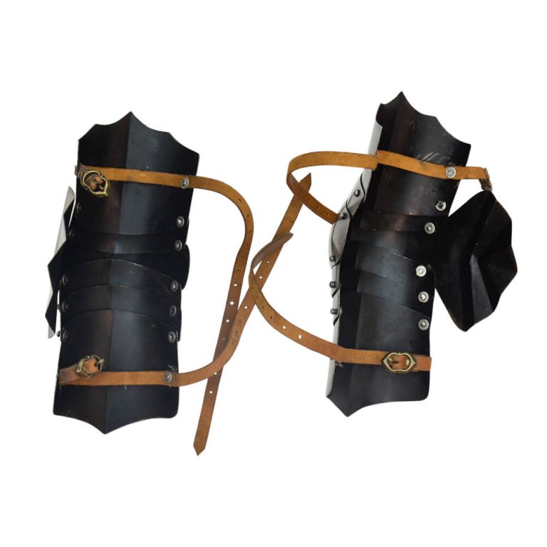 15th Century Poleyns - Knee Armor - 18 Gauge