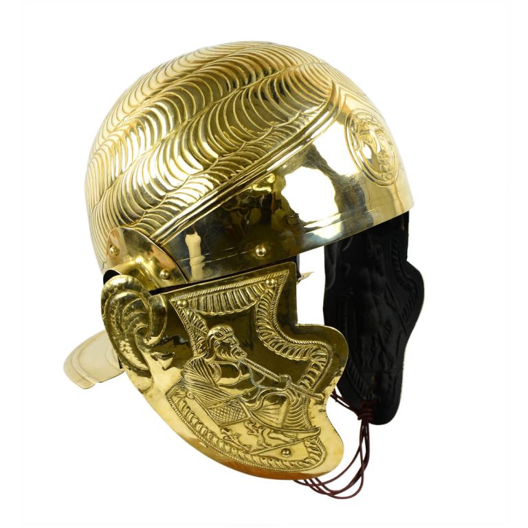 1st Century Embossed Roman Cavalryman's Helm - 20 Gauge