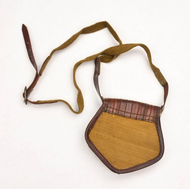 Adventurer Leather and Canvas Shoulder Pouch