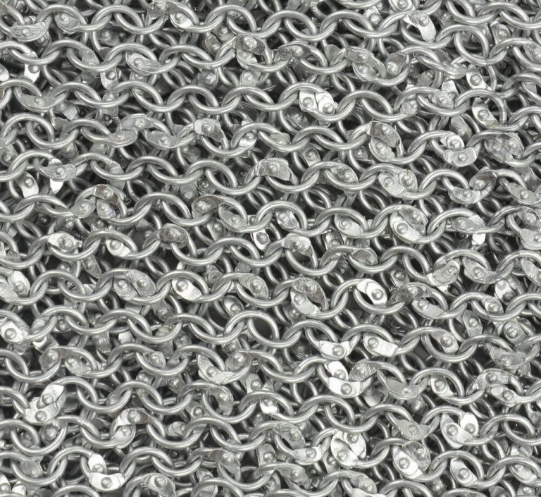 Aluminum Chainmail Crusader Hauberk with Integrated Coif Close Out