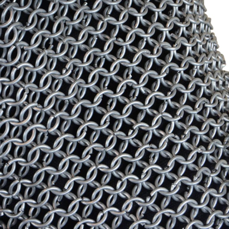 Aluminum Hauberk  Butted Round Rings
