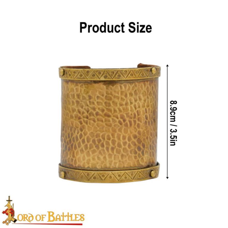 Antiqued Brass Wrist Cuff