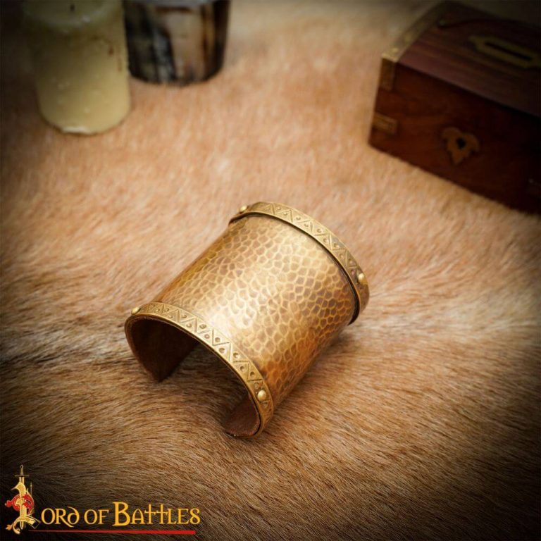 Antiqued Brass Wrist Cuff
