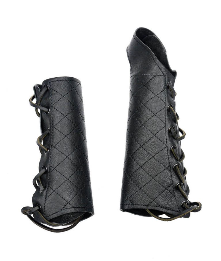 Archers Leather Bracers For Left-Handed Archer