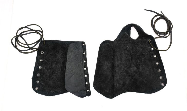 Archers Leather Bracers For Left-Handed Archer