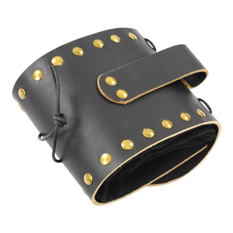 Black Leather Belt Pouch