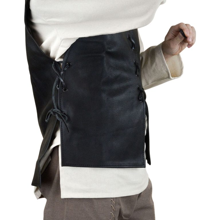 Black Leather Jerkin