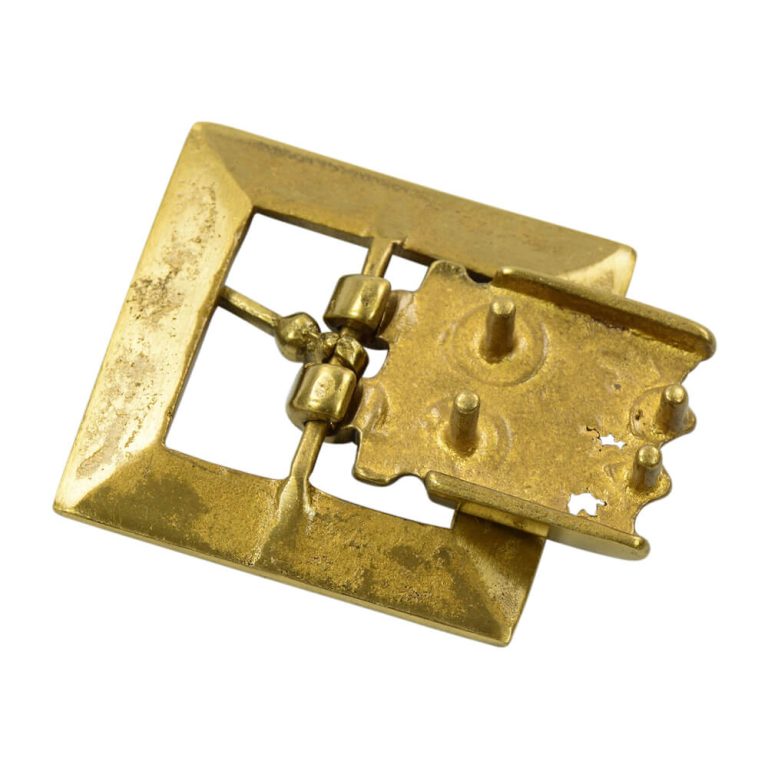 Brass Medieval Square Buckle
