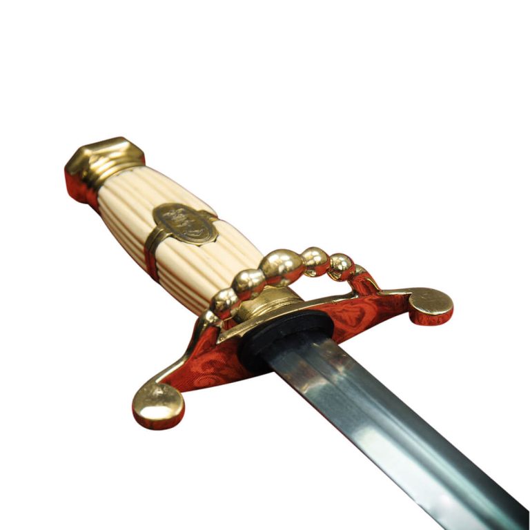 British Naval Officer's 5-Ball Dirk