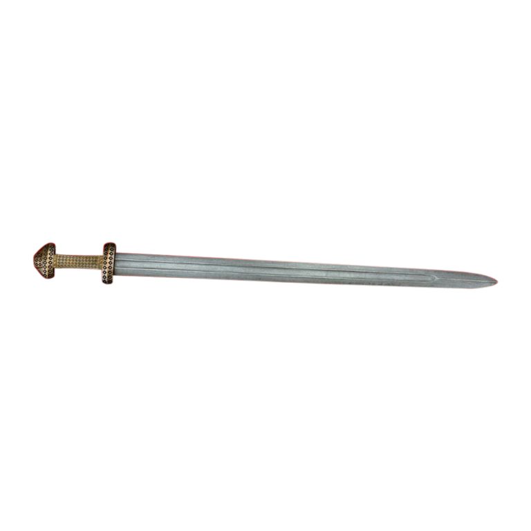 Bronze Hilt Danish Viking Sword with Damascus Blade