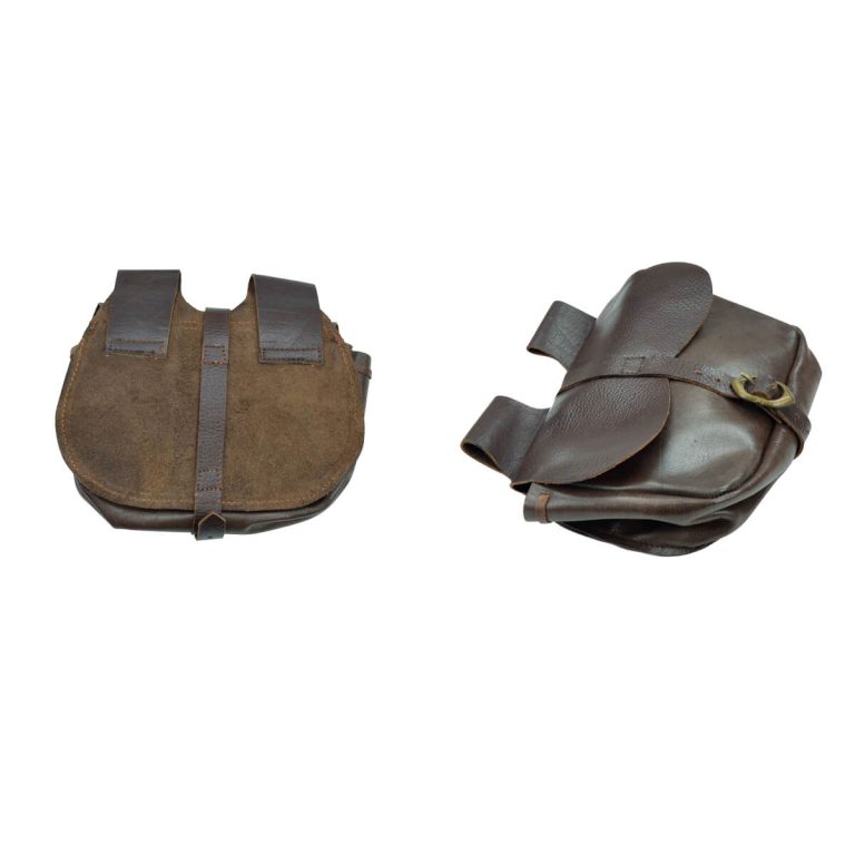 Brown Leather Belt Pouch