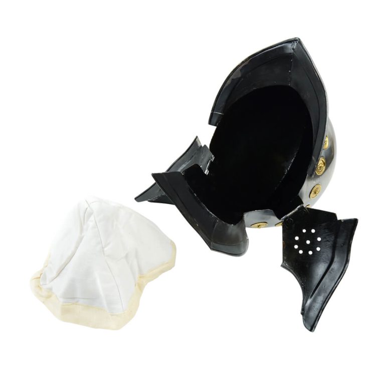 Burgonet Open Face With Liner & Cheek Piece