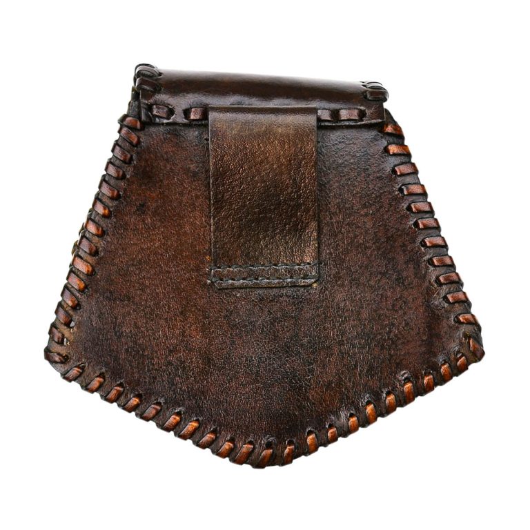 Celtic Leather Belt Pouch