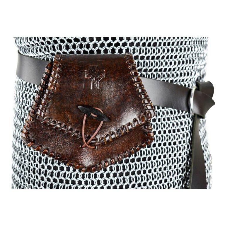 Celtic Leather Belt Pouch