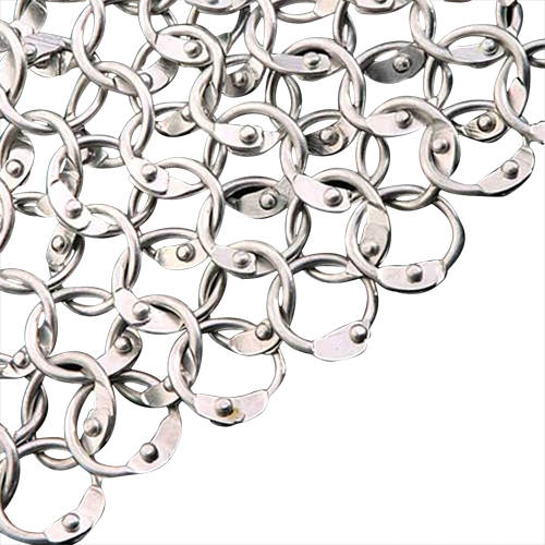 Chainmail Armor Coif - Riveted Aluminum