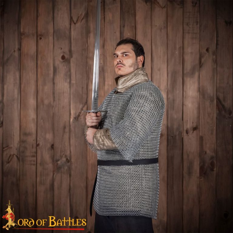 Chainmail Haubergeon  Butted  Zinc Coated  Mild Steel