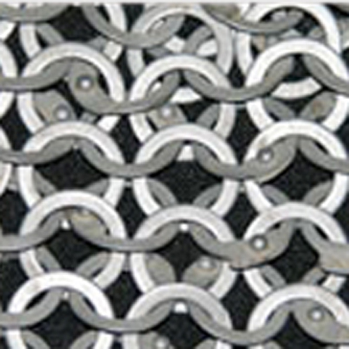 Chainmail Haubergeon - Flat Ring/Solid Ring Dome Riveted