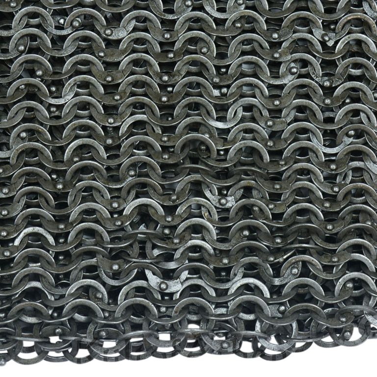 Chainmail Leggings  Wedge Riveted Flat Rings Alternating with Solid Flat Rings