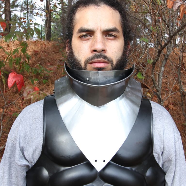 Champions 16g Bevor Plate Functional Armor