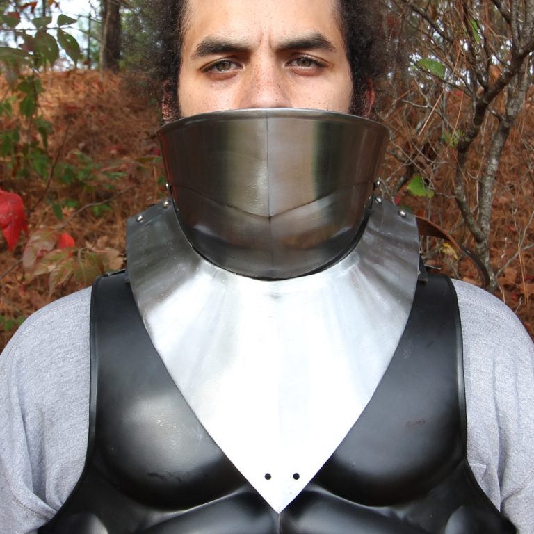 Champions 16g Bevor Plate Functional Armor