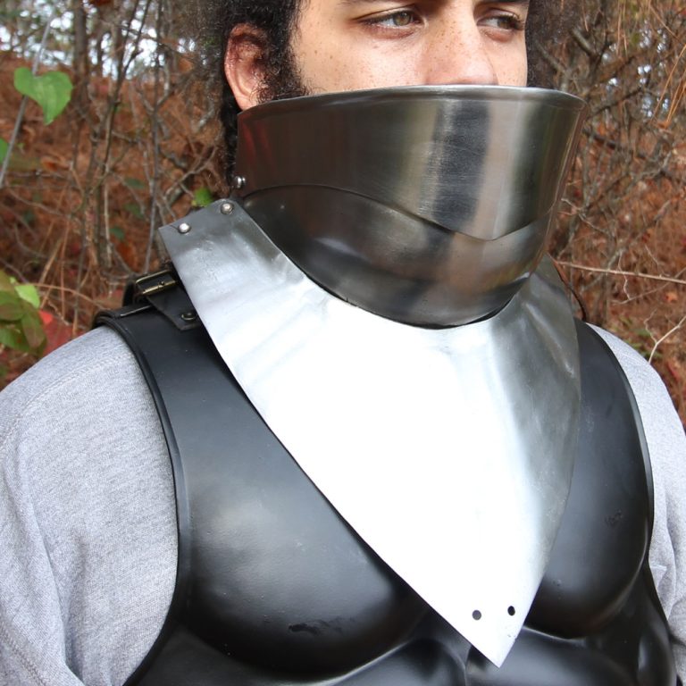 Champions 16g Bevor Plate Functional Armor