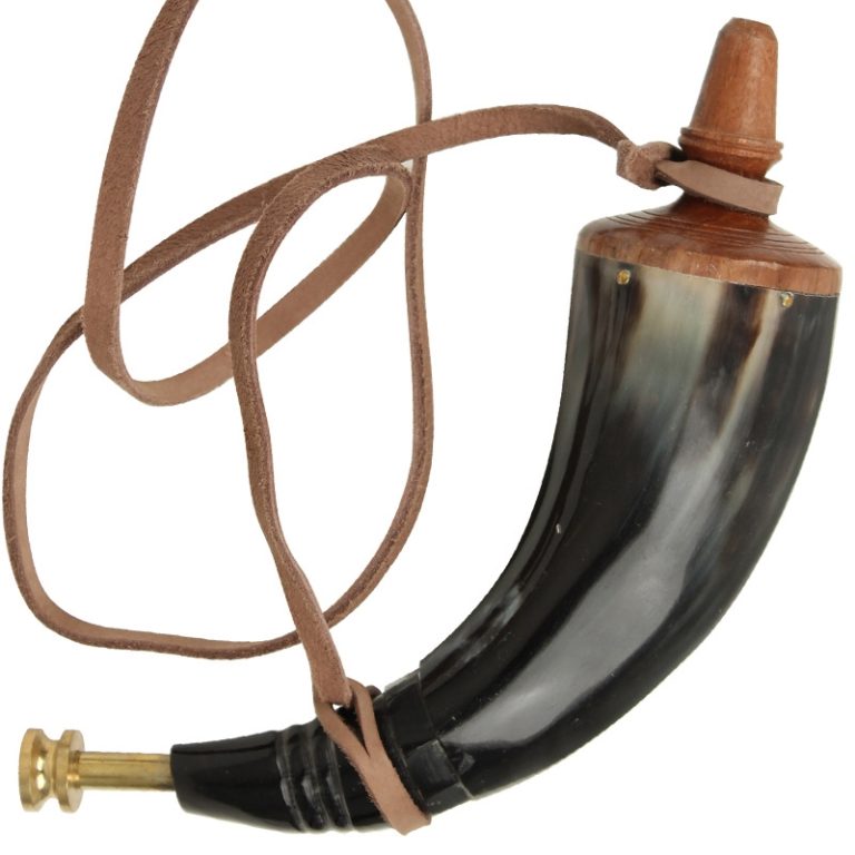 Colonial Powder Horn w/Brass Screw
