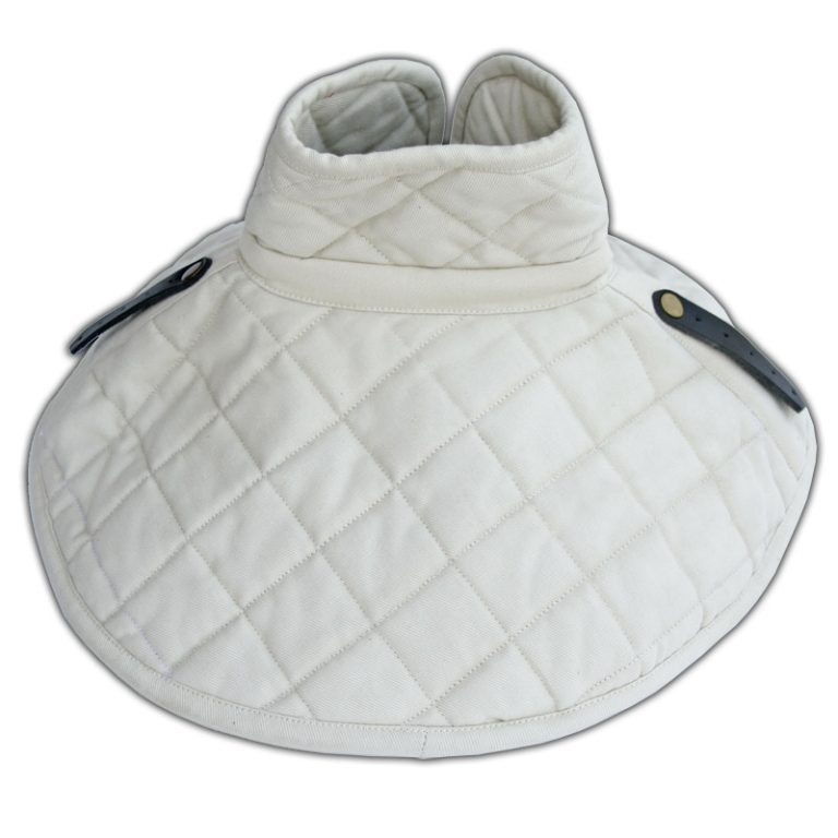 Cotton Padding Collar - White