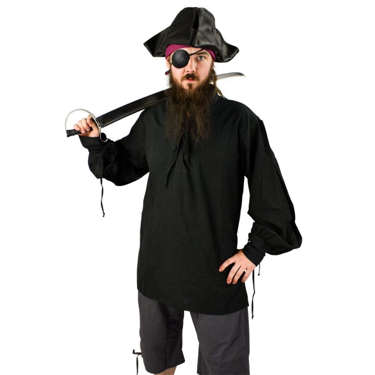 Cotton Renaissance / Pirate Shirt - Black