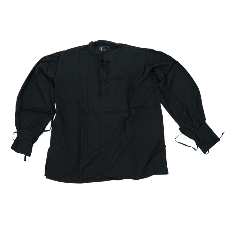 Cotton Renaissance / Pirate Shirt - Black