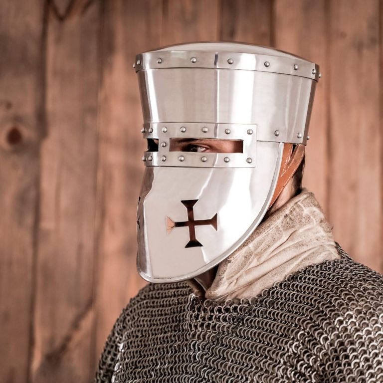 Crusaders Helm  14 Gauge Steel