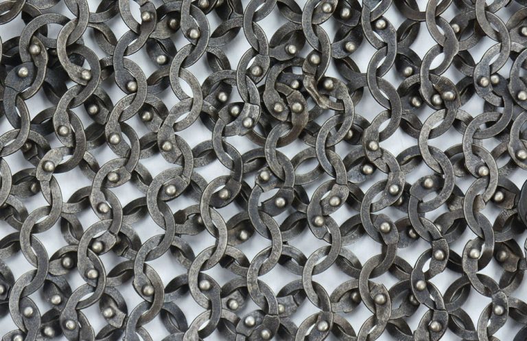 DFDS Aventail for Helm  Stainless Steel Dome Riveted Flat Rings