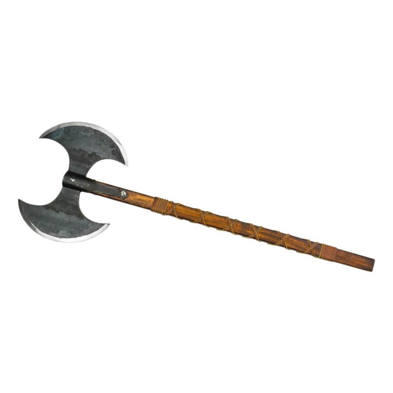 Double-Headed Medieval Battle Axe
