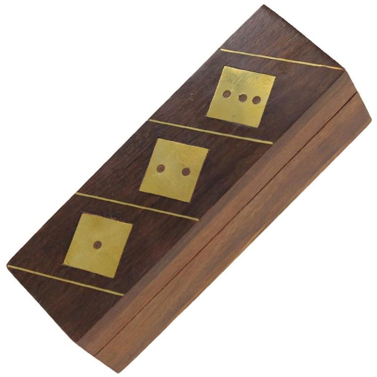 Elegant Luck Wooden Dice Set