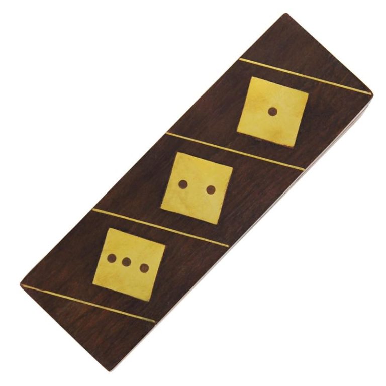Elegant Luck Wooden Dice Set