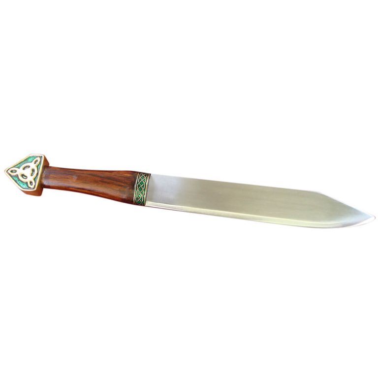 Enameled Viking Seax Dagger