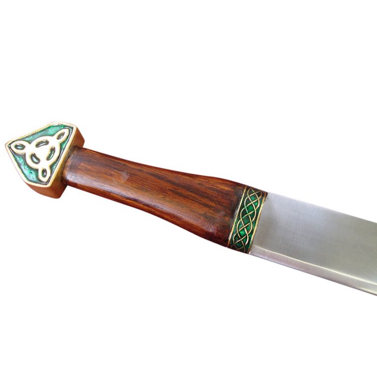 Enameled Viking Seax Dagger