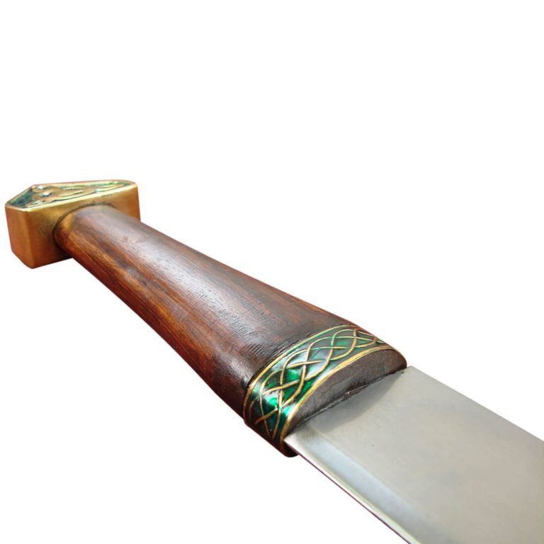Enameled Viking Seax Dagger