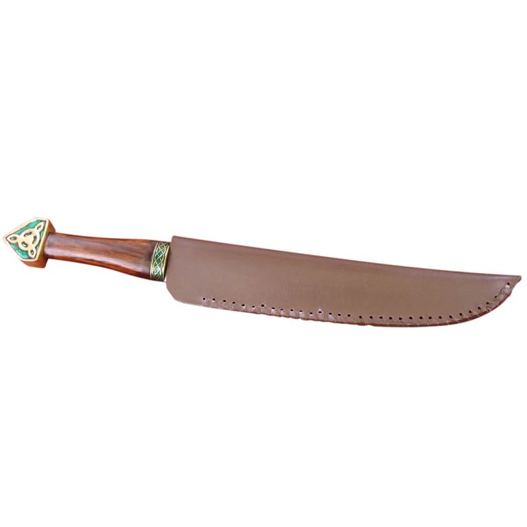 Enameled Viking Seax Dagger