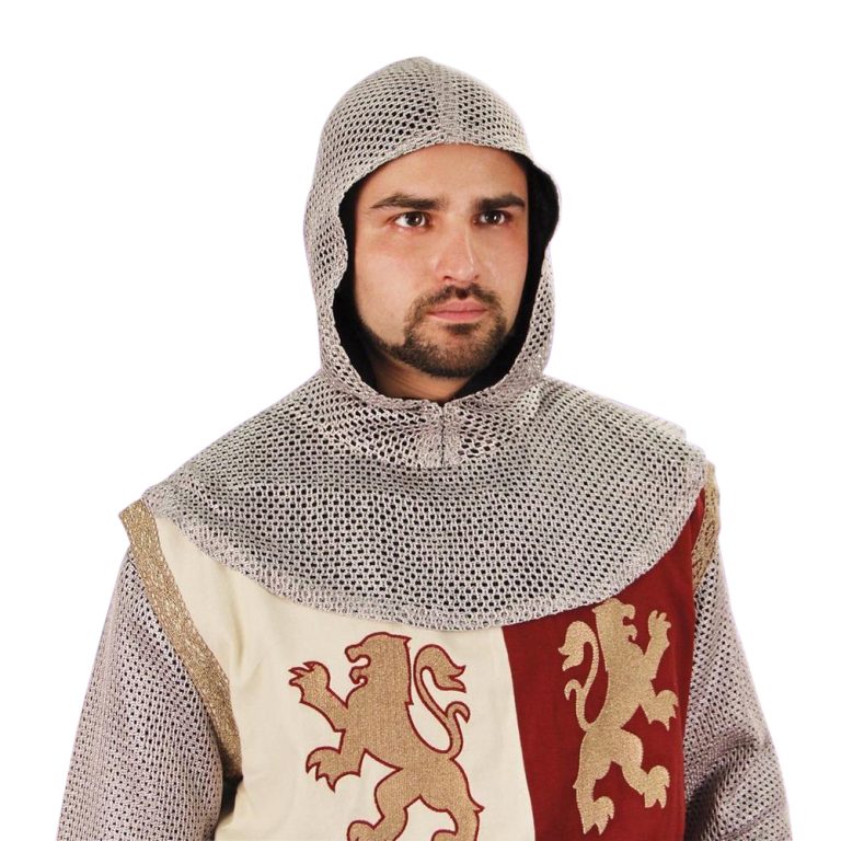 Faux Mail Tunic and Coif Ensemble