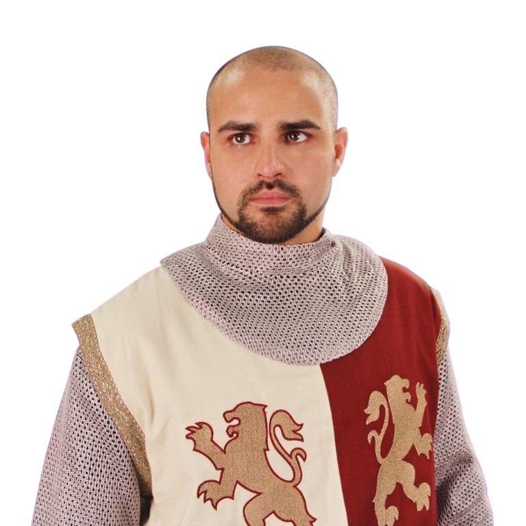 Faux Mail Tunic and Coif Ensemble