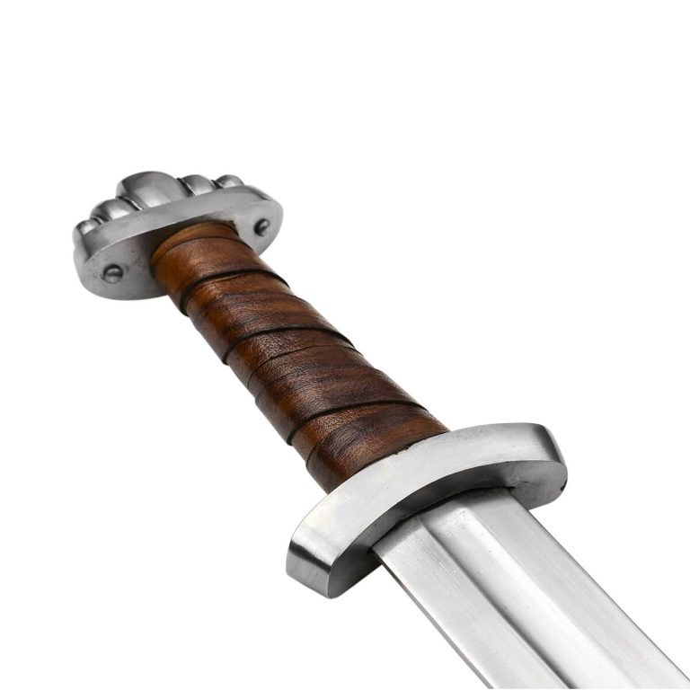 Five Lobed Viking Sword- Stage Combat Version with Suspension Loop Scabbard