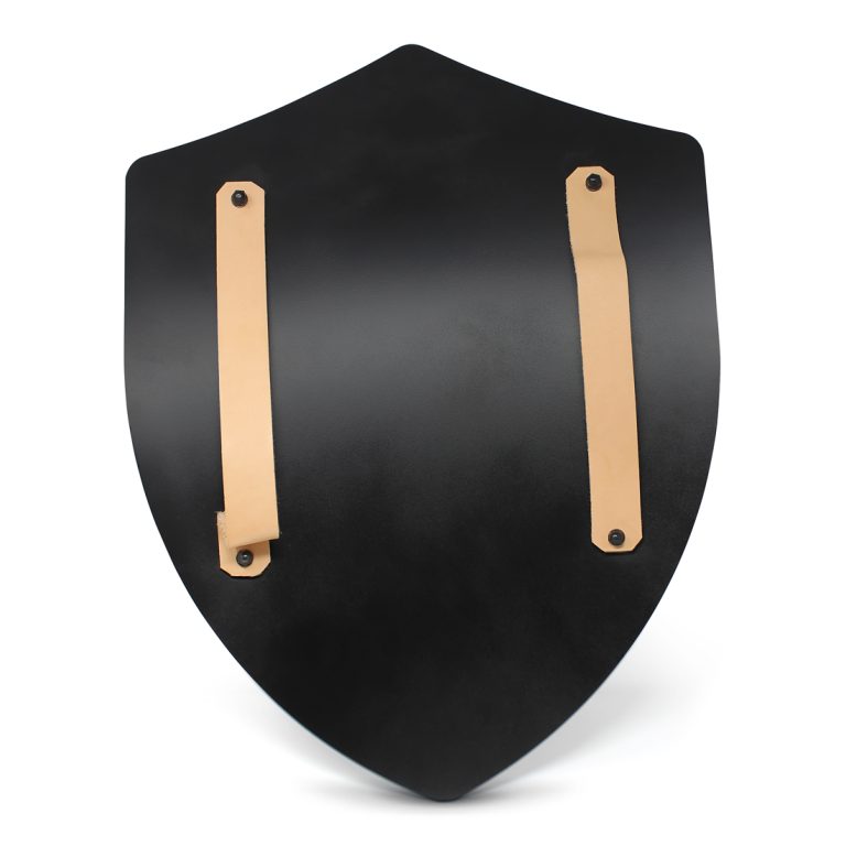 Four Point Shield Blank with Leather Straps