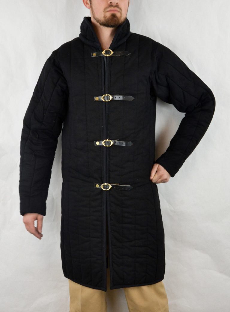 Front-Buckled Gambeson - Black