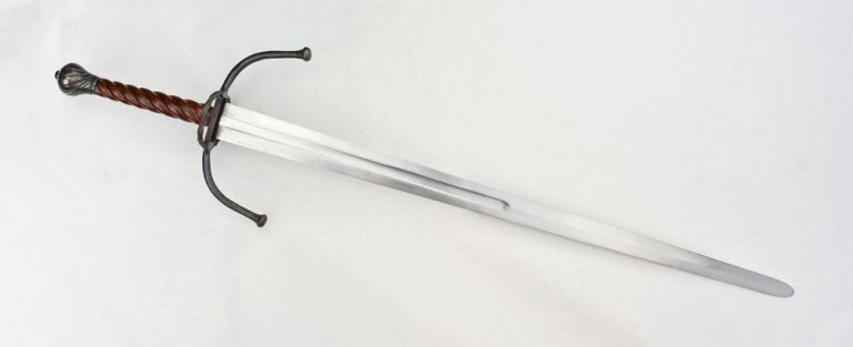 German Longsword with Twisted Wood Grip  Stage Combat Version