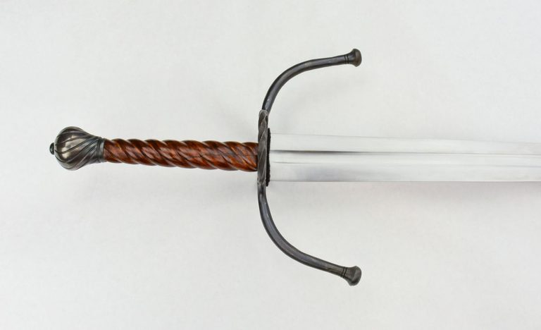 German Longsword with Twisted Wood Grip  Stage Combat Version