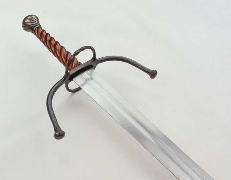 German Longsword with Twisted Wood Grip  Stage Combat Version