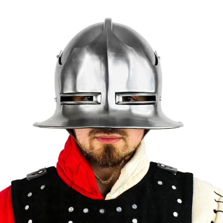 German / Swiss Visored Kettle-Sallet Helm