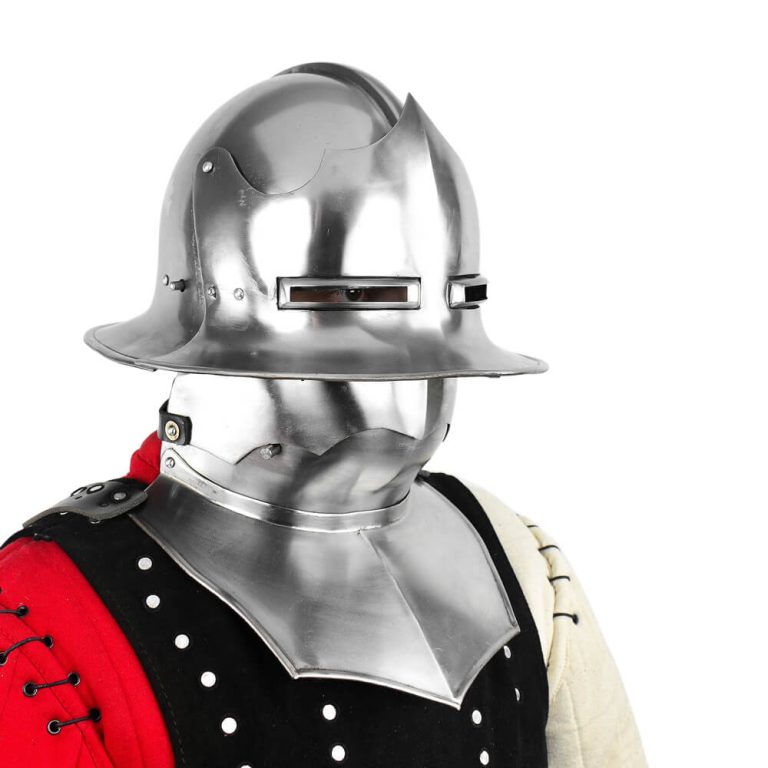 German / Swiss Visored Kettle-Sallet Helm