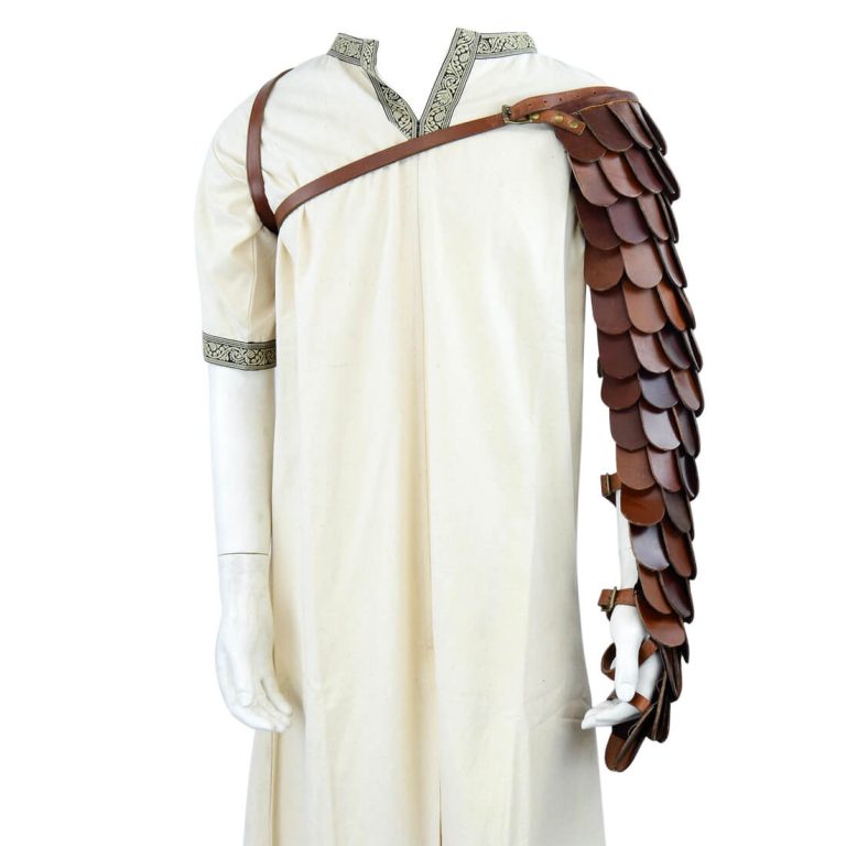 Gladiator Scaled Arm Guard (Leather)