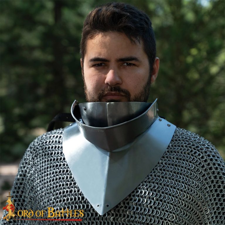 Gorget with Bevor 16 Gauge Steel